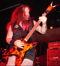 Dimebag Darrell and his Dean ML, courtesy of www.deanguitars.com