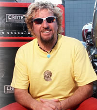 Sammy Hagar and Crate Amps, courtesy crateamps.com