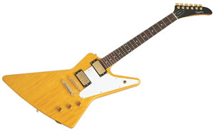 The Epiphone "1958" Korina Explorer, courtesy Gibson.com