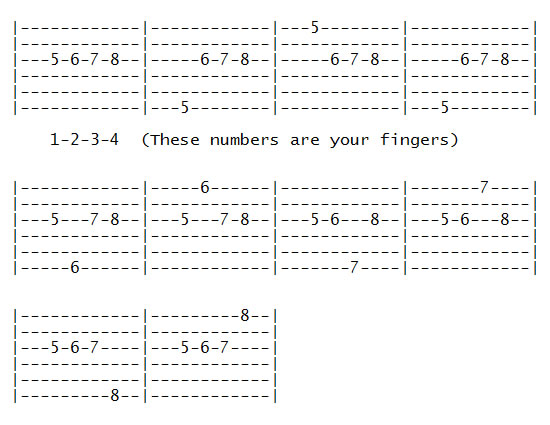 Finger Independence Exercises, Part 1