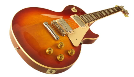 The Gibson Les Paul guitar