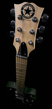 Normandy Guitars headstock up close and personal