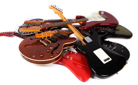 Guitar pile