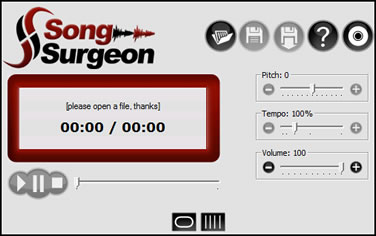 Song Surgeon main interface